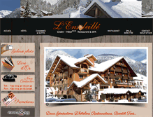 Tablet Screenshot of hotel-ensoleille.com
